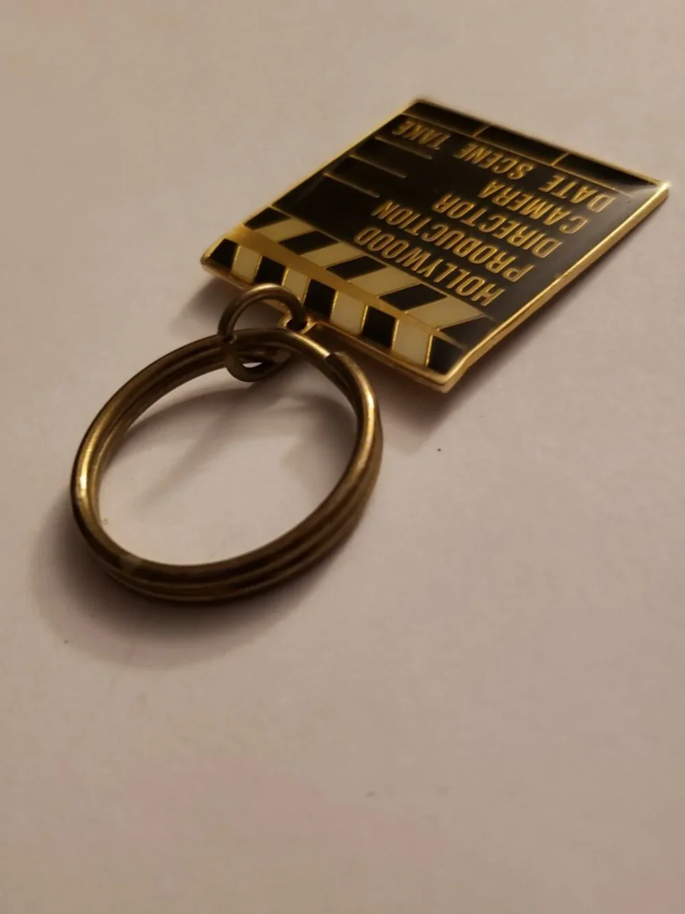 Hollywood Directors Clapboard Clapper Board Movie Keychain Key Ring Bag Charm